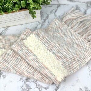 Knitted Fringe Scarf
